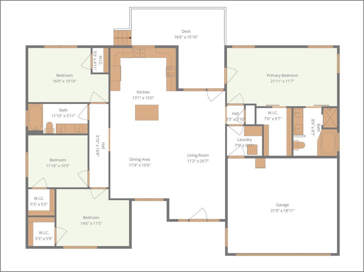Living area at 8 Butterfly St - 4 bed 2 bath home