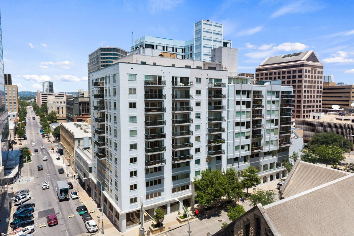 View 800 Brazos ST Unit #1105 in Brazos Place Condo Amd 800 Brazos ST Unit #1105 - front exterior - Luxury home in Brazos Place Condo Amd, Austin, TX