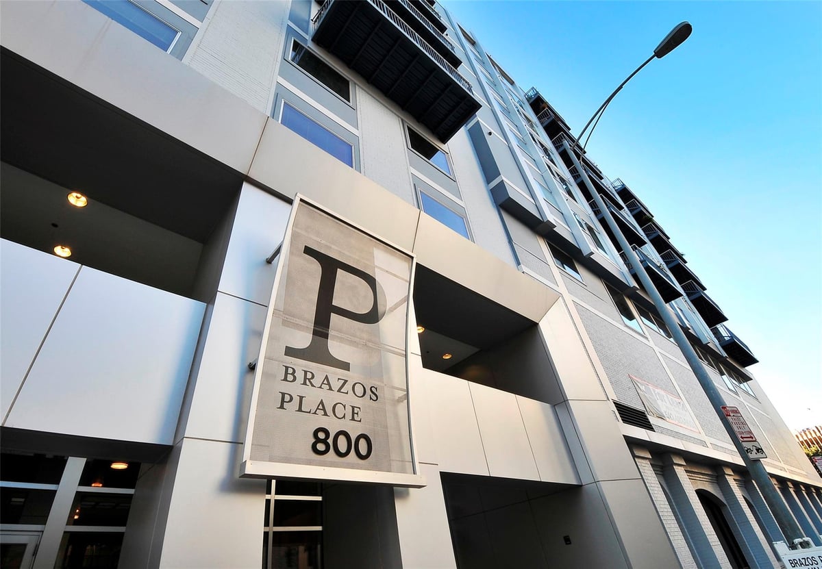 View 800 Brazos ST Unit #1111 in Brazos Place Condo Amd 800 Brazos ST Unit #1111 - front exterior - Luxury home in Brazos Place Condo Amd, Austin, TX