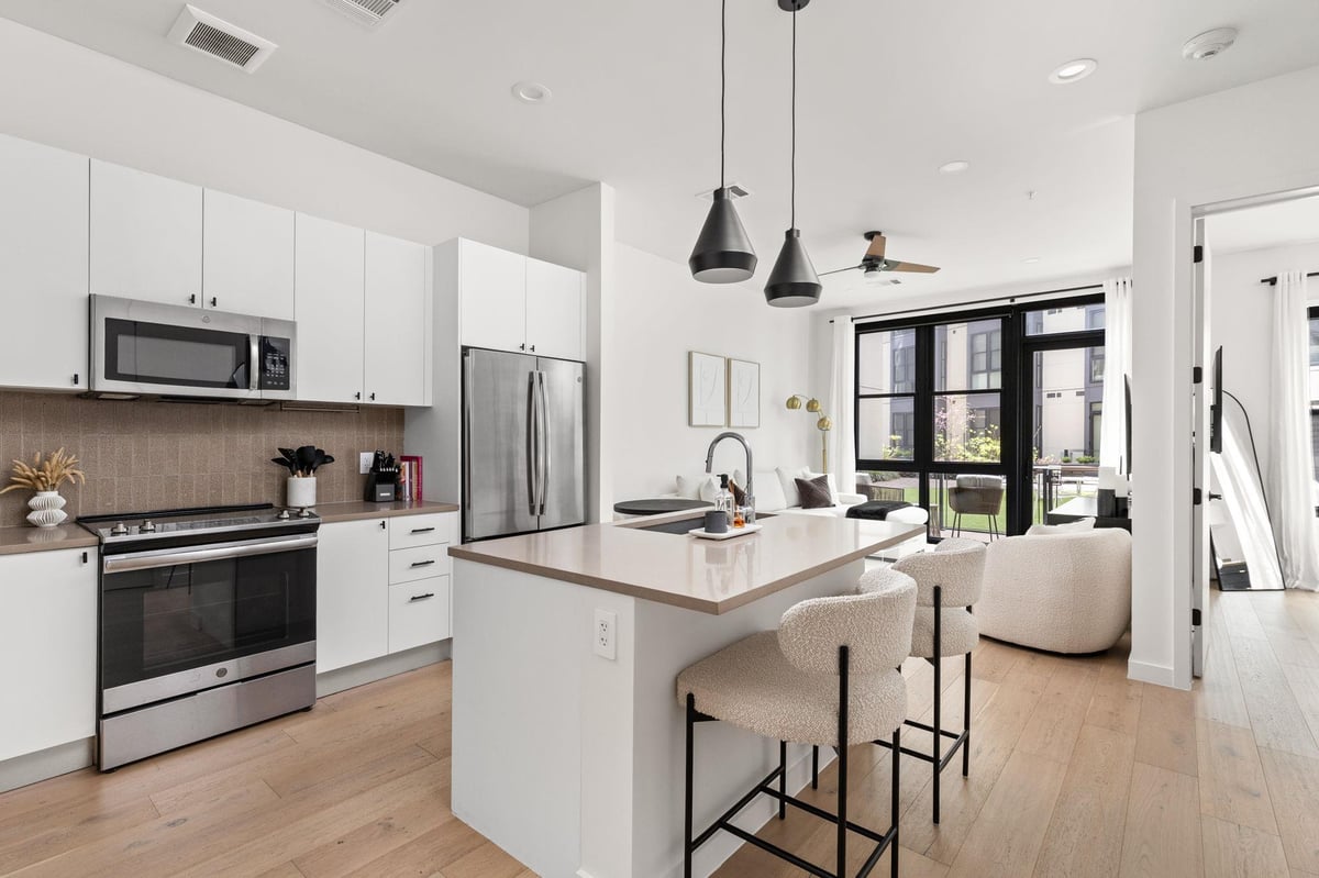 Kitchen at 800 Embassy Dr Unit #113 - 1 bed 1 bath home