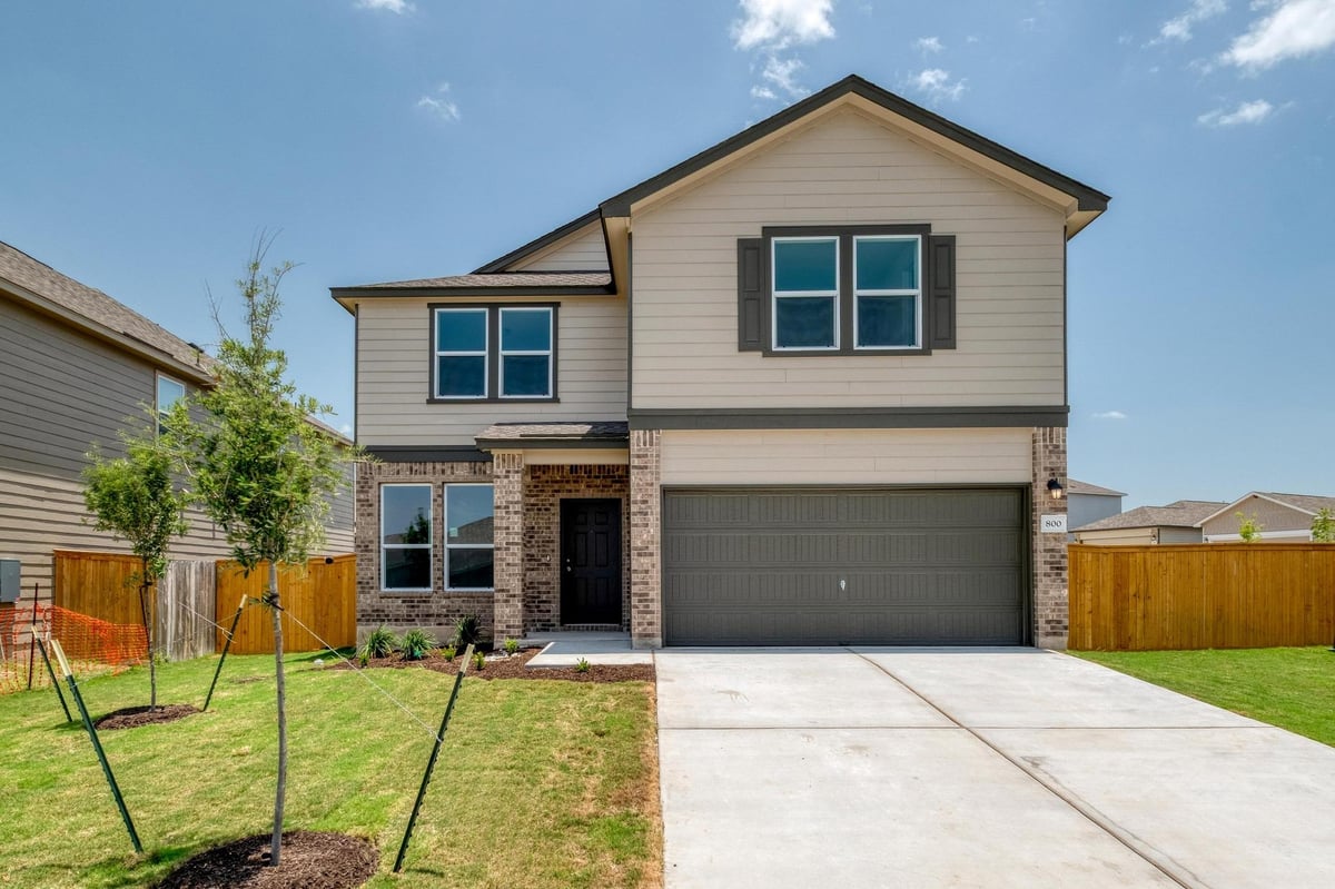 View 800 Yellow Ribbon Trl in Sonterra 800 Yellow Ribbon Trl - front exterior - Luxury home in Sonterra, Jarrell, TX