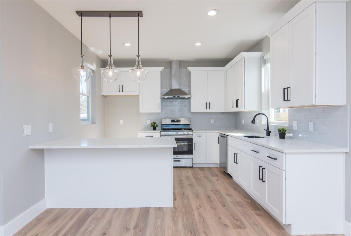 Kitchen at 8006 Gault St Unit #2 - 2 bed 2 bath home