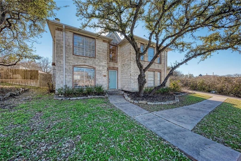 View 8009 Landsman Dr in Windmill Run Sec 04-A 8009 Landsman Dr - front exterior - Luxury home in Windmill Run Sec 04-A, Austin, TX