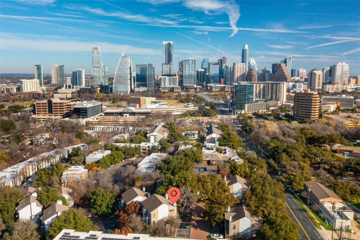 View 802 S 1st ST Unit #211 in Bouldin Creek Condo Amd 802 S 1st ST Unit #211 - front exterior - Luxury home in Bouldin Creek Condo Amd, Austin, TX