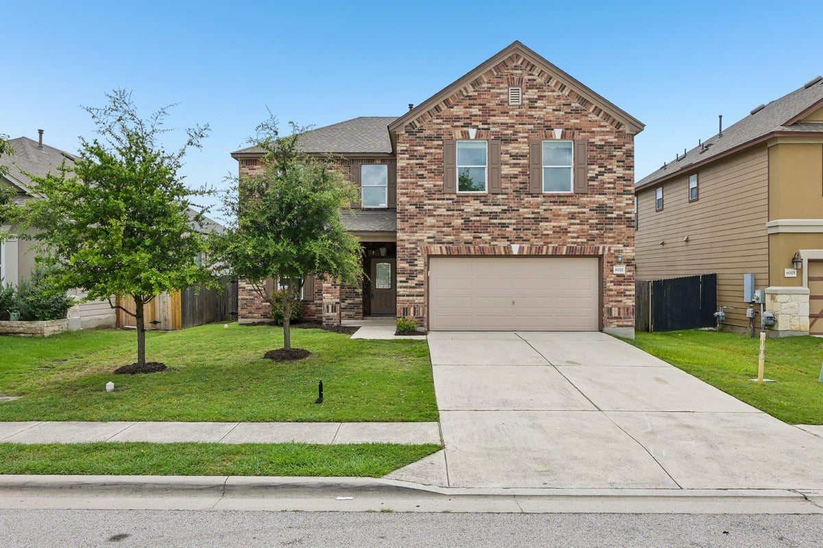 View 8021 Gato LN in Siena Sec 27 8021 Gato LN - front exterior - Luxury home in Siena Sec 27, Round Rock, TX