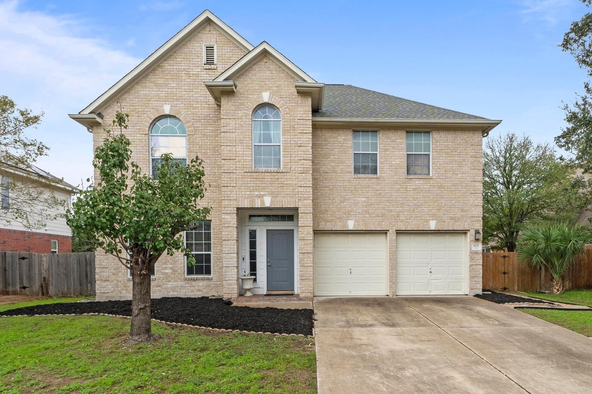 View 803 Windsor Hill Dr in Cambridge Estates Sec 02 803 Windsor Hill Dr - front exterior - Luxury home in Cambridge Estates Sec 02, Pflugerville, TX
