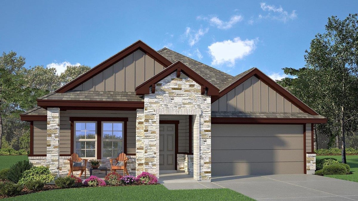View 804 Big Sugar RD in CreekFall 804 Big Sugar RD - front exterior - Luxury home in CreekFall, Burnet, TX
