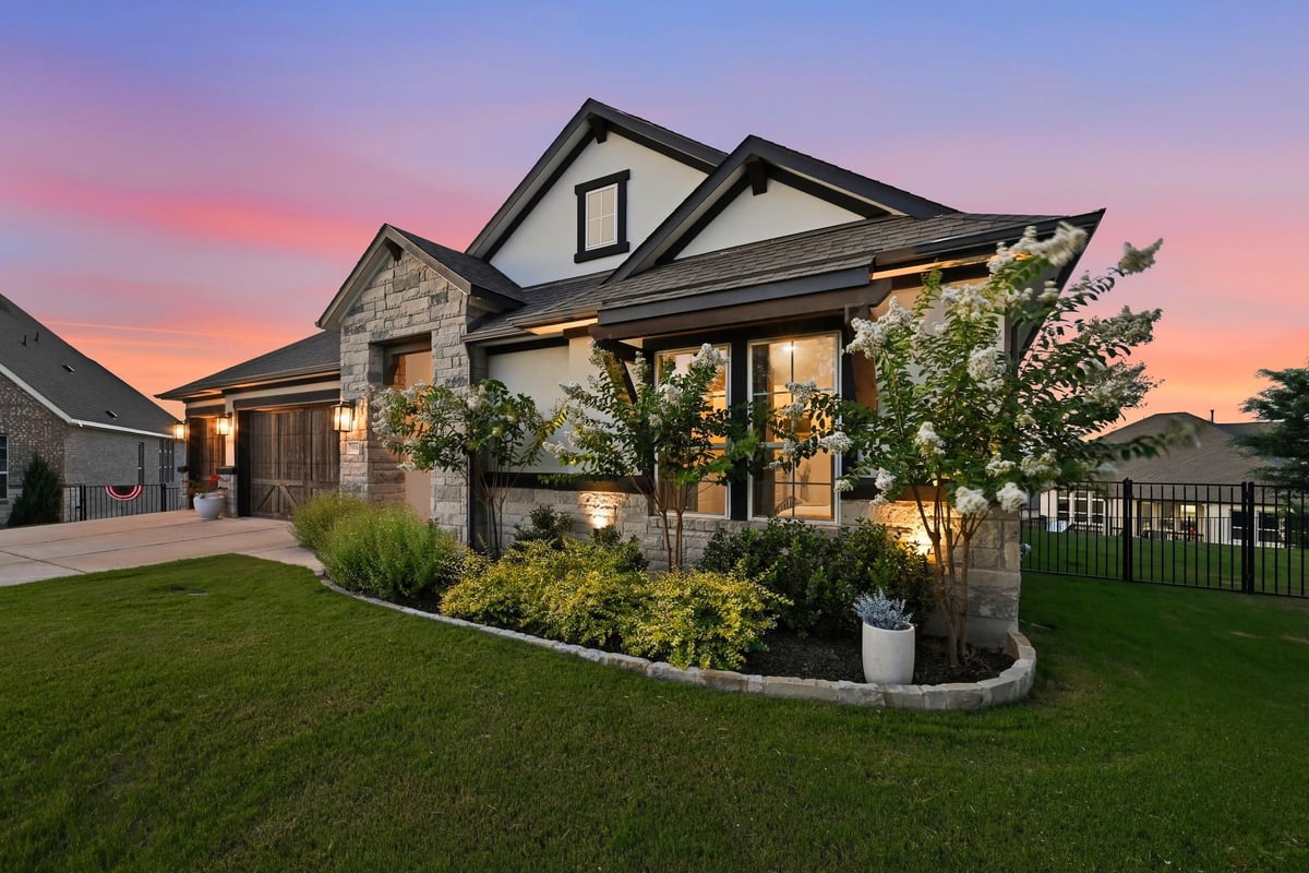 View 804 Nicosia CT in MARBELLA PH 2 804 Nicosia CT - front exterior - Luxury home in MARBELLA PH 2, Leander, TX
