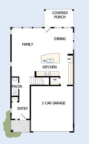 Living area at 805 Venus Cir Unit #84 - 3 bed 2 bath home