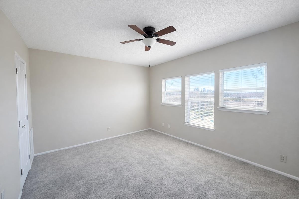 Primary bedroom at 808 W 29th St Unit #206 - 2 bed 2 bath home