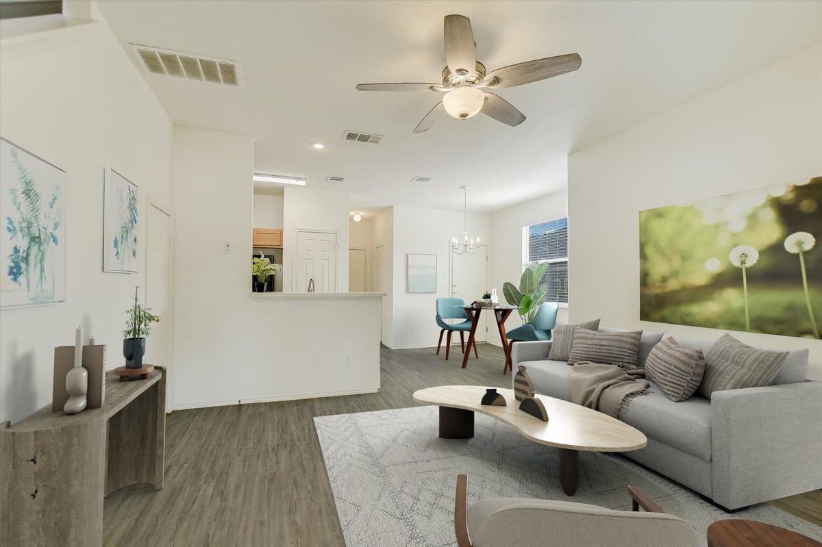 View 809 Sebastian BND Unit #B in Parkside at Northtown Condominiums 809 Sebastian BND Unit #B - property photo 1 - Luxury home in Parkside at Northtown Condominiums, Pflugerville, TX