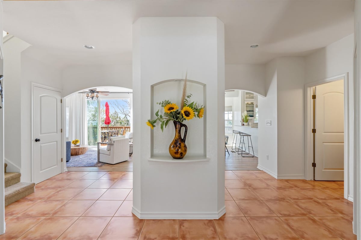 Primary bedroom at 8101 Breeze Way - 3 bed 2 bath home