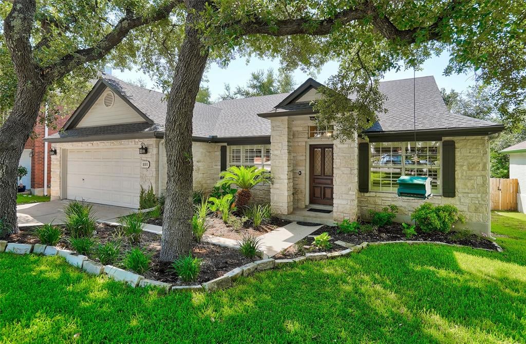 View 8101 Davis Mountain Pass in Parke Sec 02 8101 Davis Mountain Pass - front exterior - Luxury home in Parke Sec 02, Austin, TX