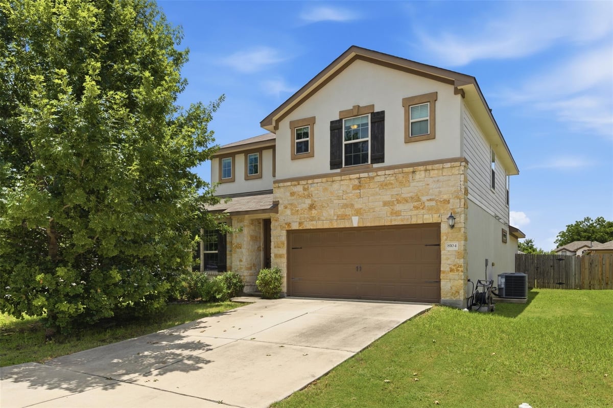 View 8104 Rosano ST in Siena 8104 Rosano ST - front exterior - Luxury home in Siena, Round Rock, TX