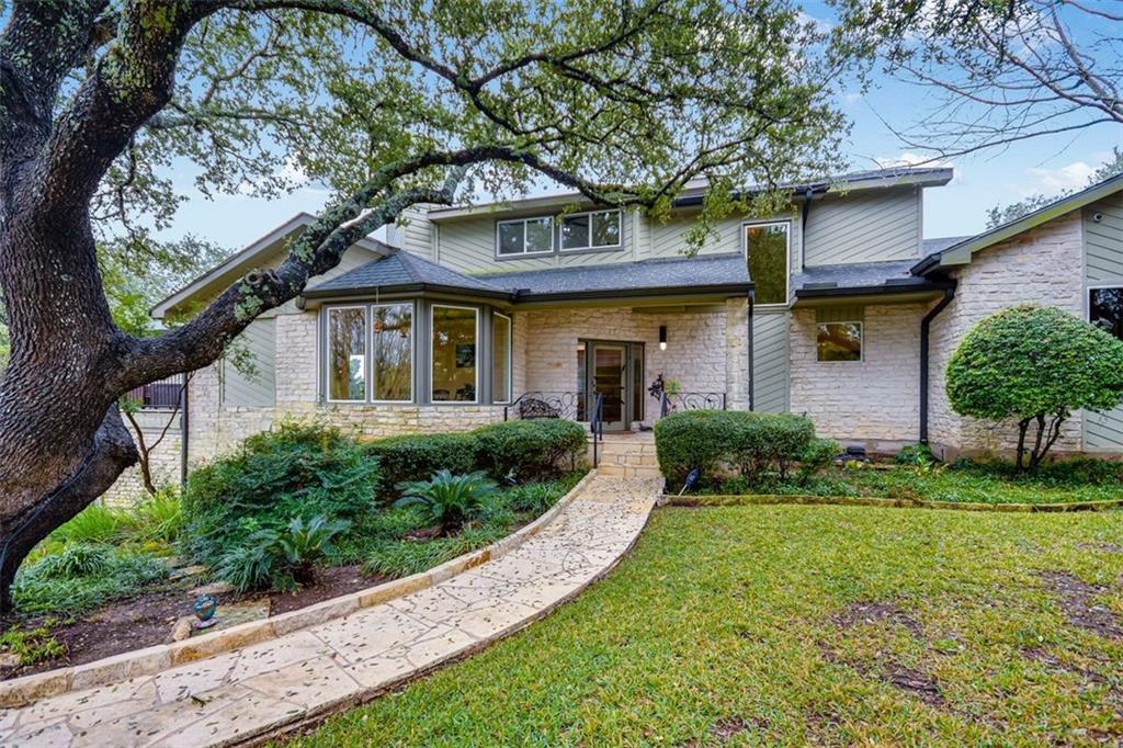 View 8105 Bell Mountain DR in Long Canyon Ph 01-B 8105 Bell Mountain DR - front exterior - Luxury home in Long Canyon Ph 01-B, Austin, TX