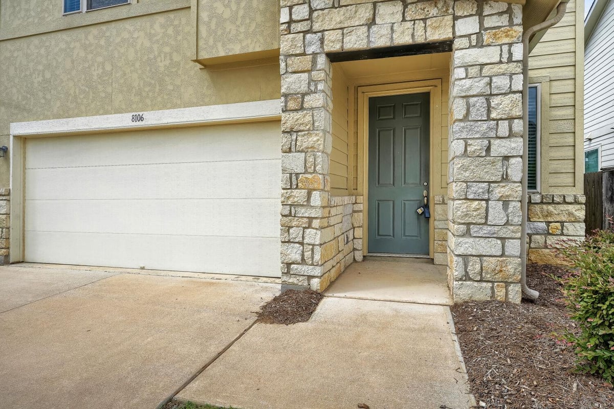 View 8106 Dampton LN in Addison Sec 3 8106 Dampton LN - front exterior - Luxury home in Addison Sec 3, Austin, TX
