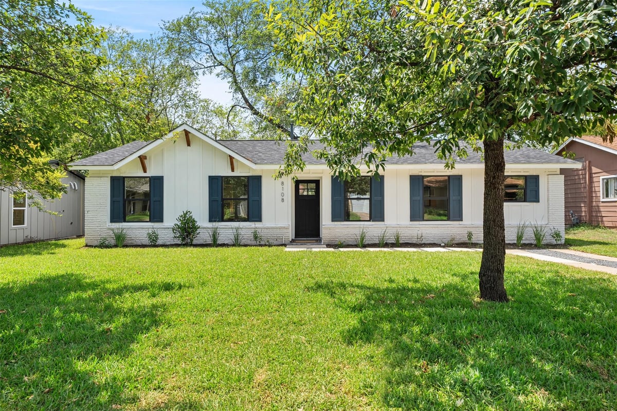 View 8108 Briarwood Ln in Northtowne West Sec 01 8108 Briarwood Ln - front exterior - Luxury home in Northtowne West Sec 01, Austin, TX