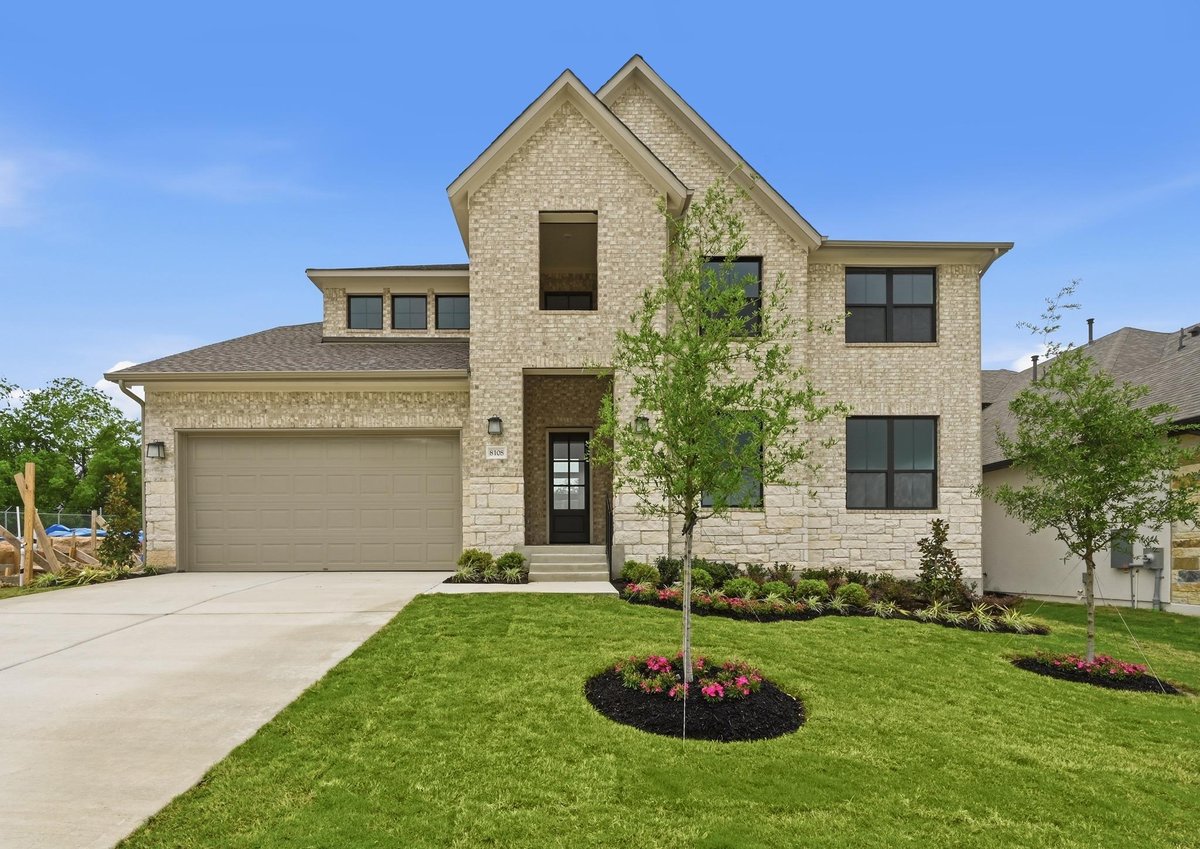 View 8108 Sarcelle Dr in Provence 8108 Sarcelle Dr - front exterior - Luxury home in Provence, Austin, TX