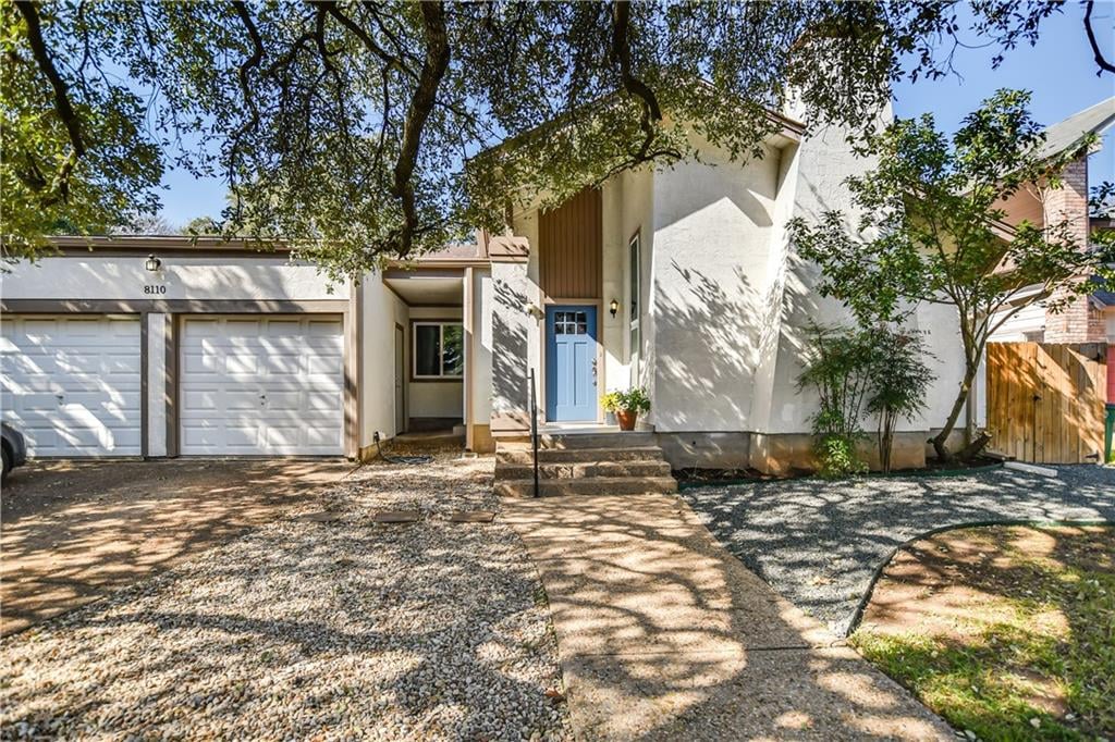 View 8110 Ceberry Dr Unit #A in Balcones Summit 8110 Ceberry Dr Unit #A - front exterior - Luxury home in Balcones Summit, Austin, TX