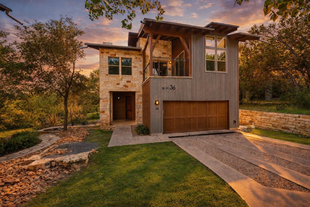 8110 Ranch Road 2222 Rd Unit #33 - front exterior - Luxury home in The Hillside, Austin, TX