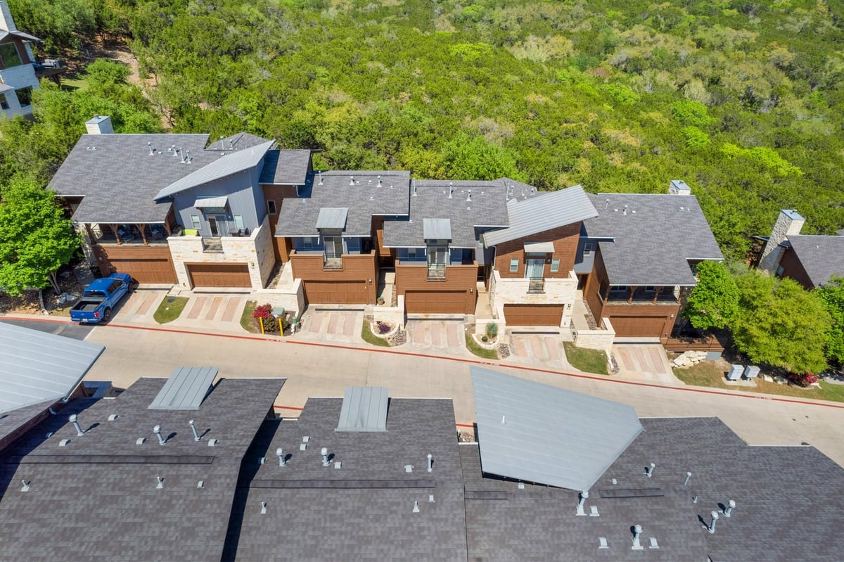 View 8110 Ranch Road 2222 Unit #43 in Hillside Amd 8110 Ranch Road 2222 Unit #43 - front exterior - Luxury home in Hillside Amd, Austin, TX