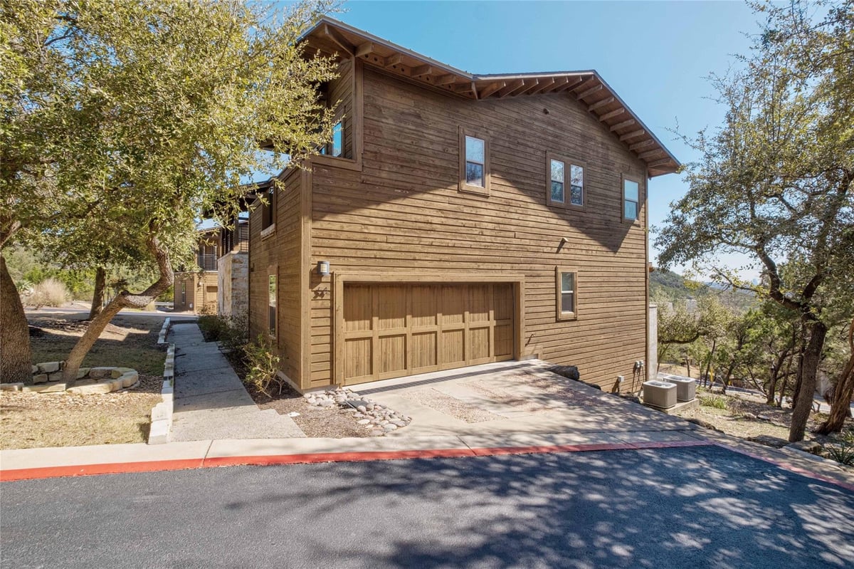 View 8110 Ranch Road 2222 Unit #54 in Hillside Amd The 8110 Ranch Road 2222 Unit #54 - front exterior - Luxury home in Hillside Amd The, Austin, TX