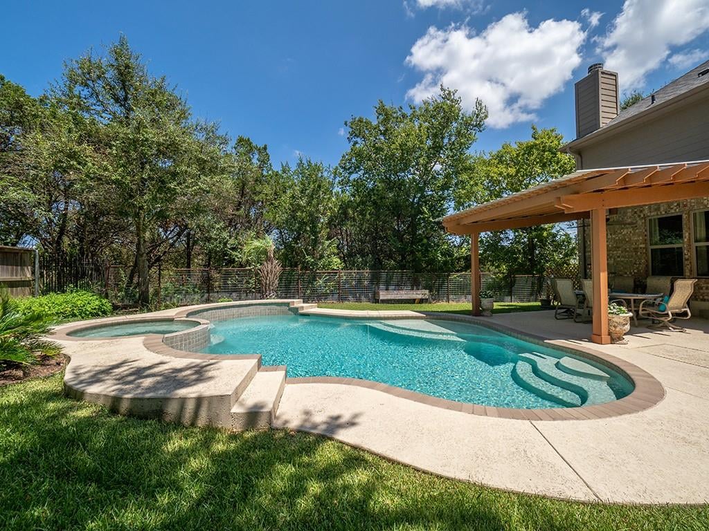 View 8112 Aralia Dr in Jester Point 02 Sec 06-B 8112 Aralia Dr - front exterior - Luxury home in Jester Point 02 Sec 06-B, Austin, TX
