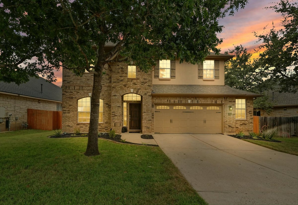 View 8116 Alophia Dr in Meridian 8116 Alophia Dr - front exterior - Luxury home in Meridian, Austin, TX