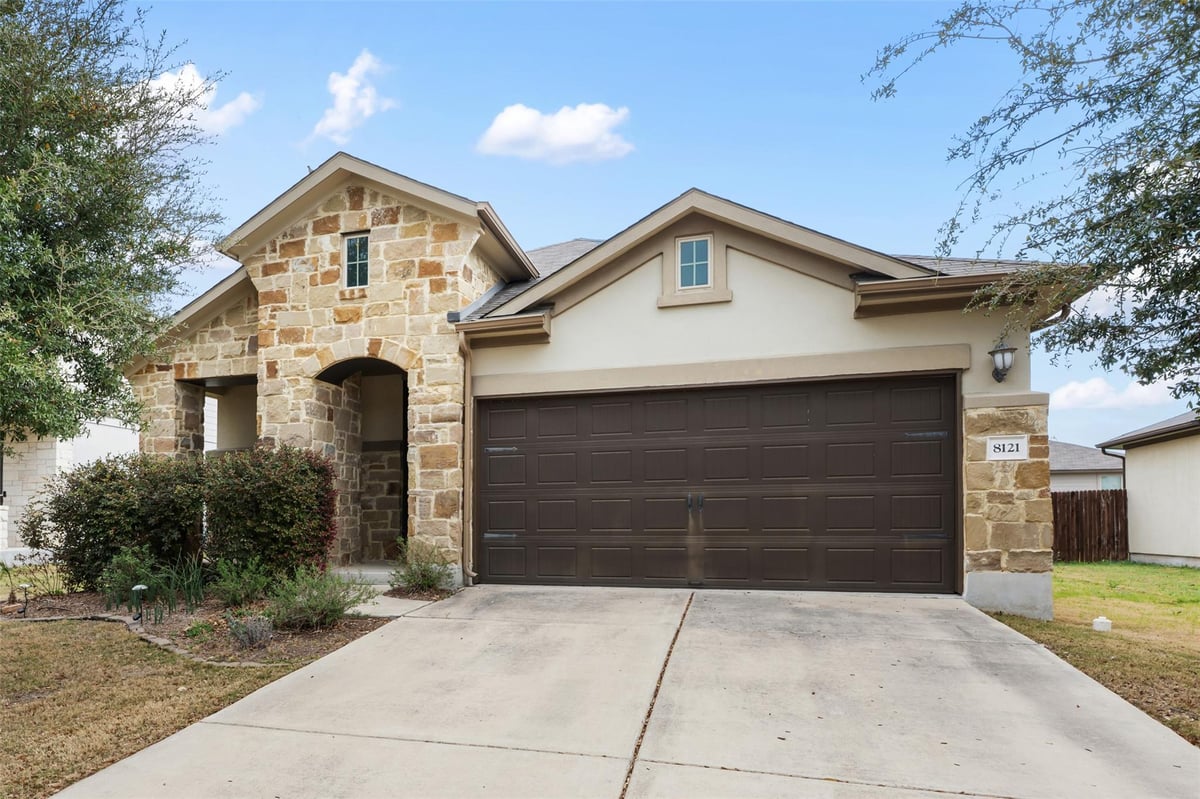 View 8121 Rosano St in Siena Sec 23A 8121 Rosano St - front exterior - Luxury home in Siena Sec 23A, Round Rock, TX