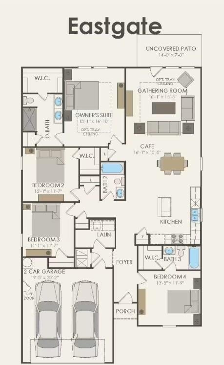 Primary bedroom at 813 Cardenas St - 4 bed 3 bath home
