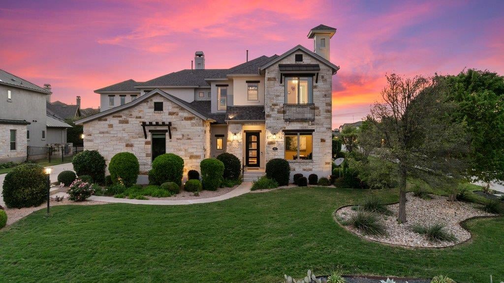 View 813 Serene Estates Dr in Serene Hills Sub Ph 3E 813 Serene Estates Dr - front exterior - Luxury home in Serene Hills Sub Ph 3E, Austin, TX
