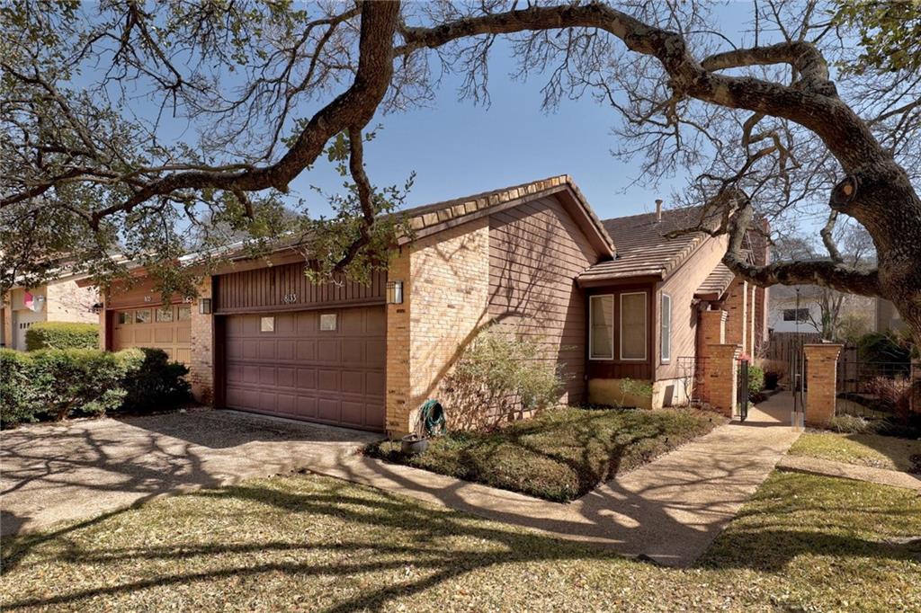 View 8133 Forest Mesa Dr in Forest Bend Twnhs 8133 Forest Mesa Dr - front exterior - Luxury home in Forest Bend Twnhs, Austin, TX