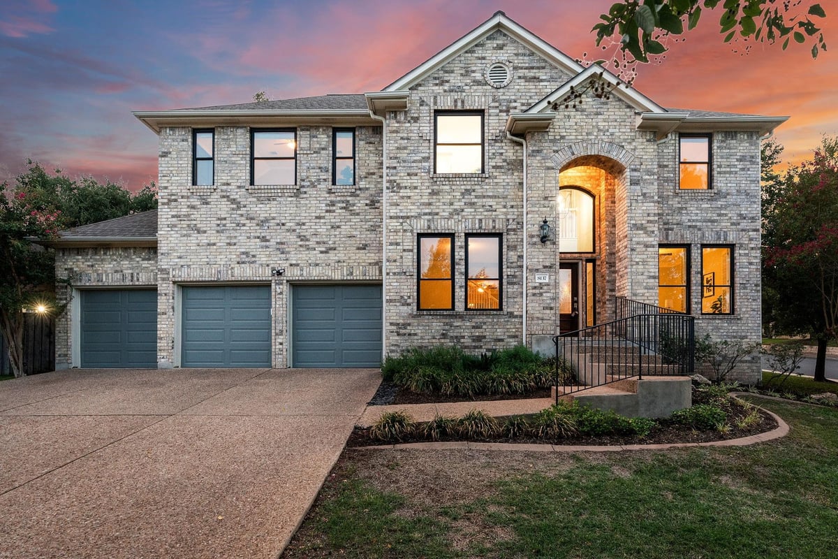 View 8137 Tahoe Parke Cir in Grandview Hills 8137 Tahoe Parke Cir - front exterior - Luxury home in Grandview Hills, Austin, TX