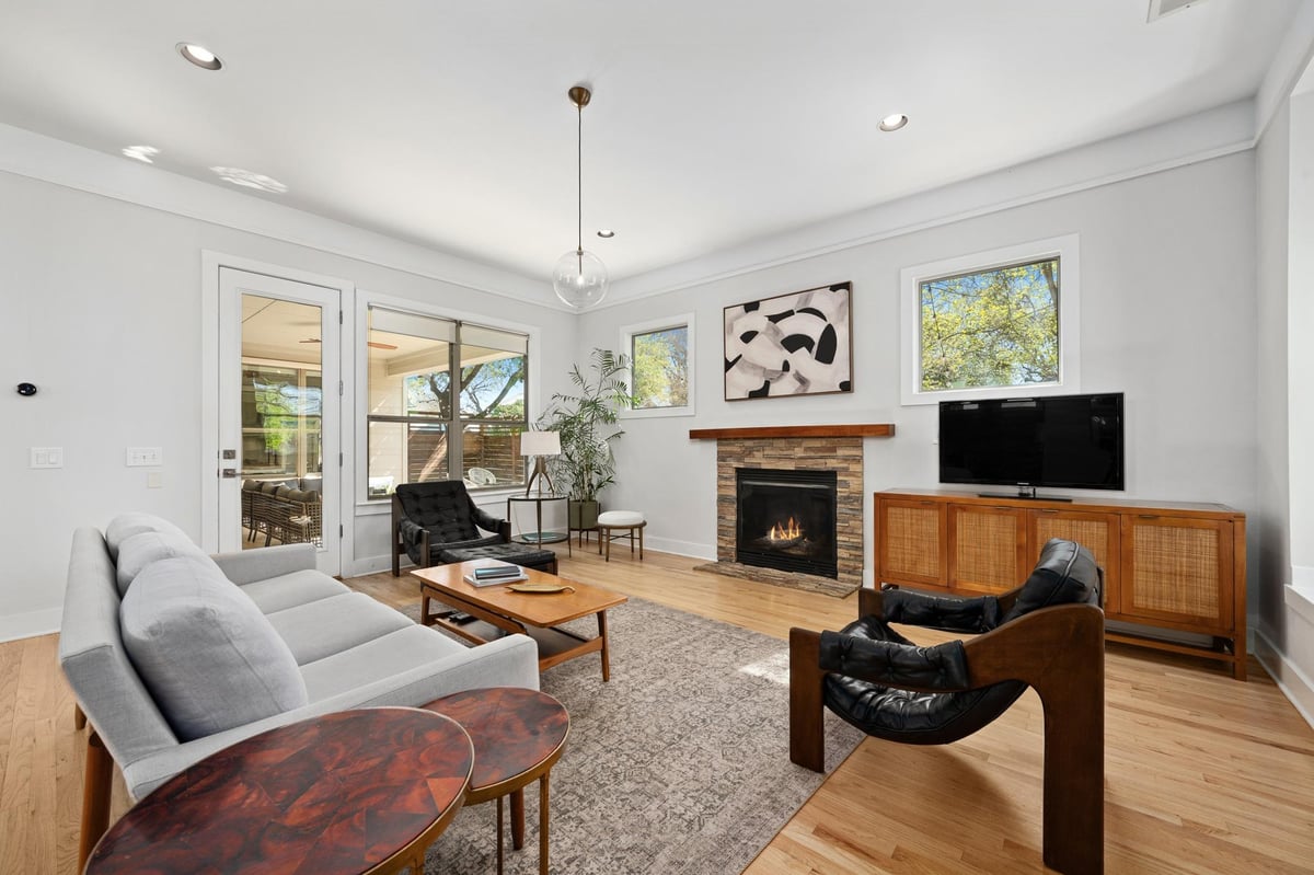 Living area at 814 E 46th St - 4 bed 3 bath home