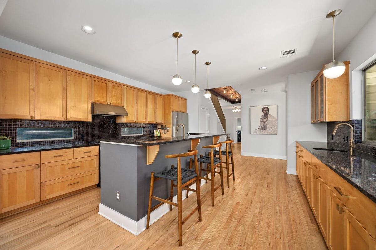 Primary bedroom at 814 E 46th St - 4 bed 3 bath home