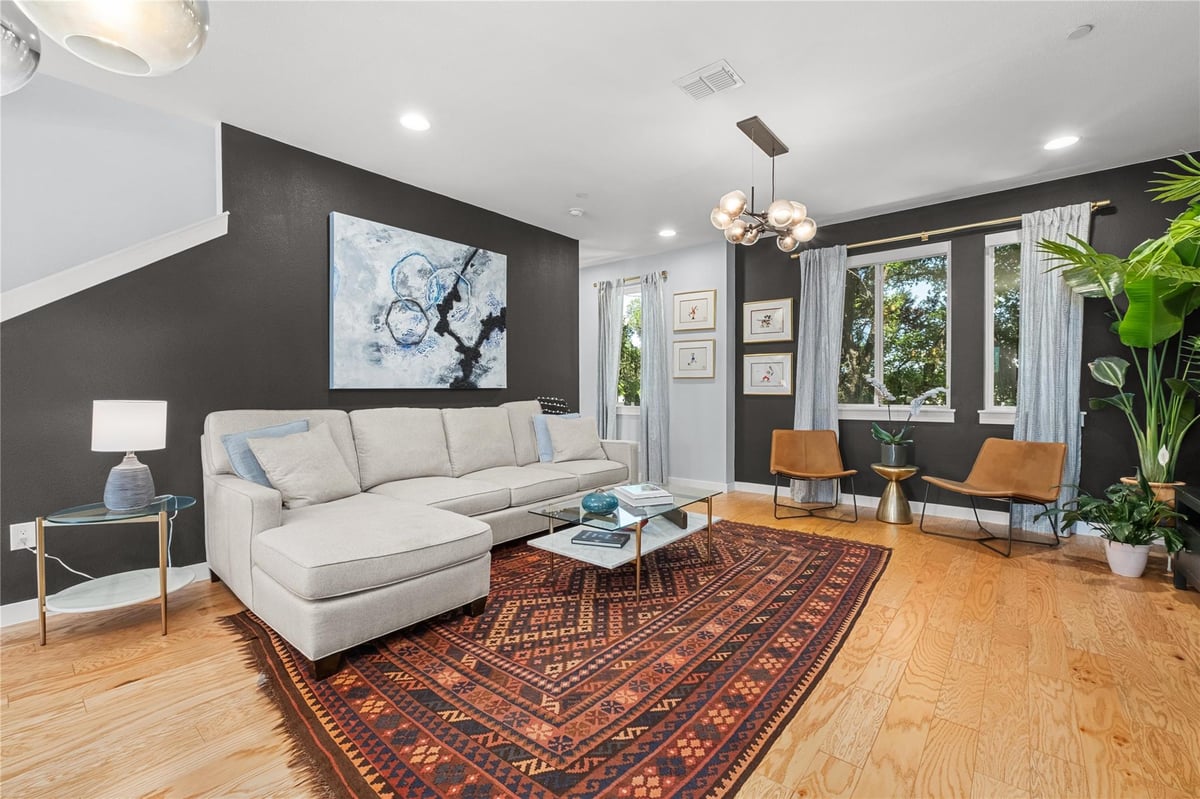 Primary bedroom at 814 N Bluff Dr Unit #91 - 3 bed 3 bath home