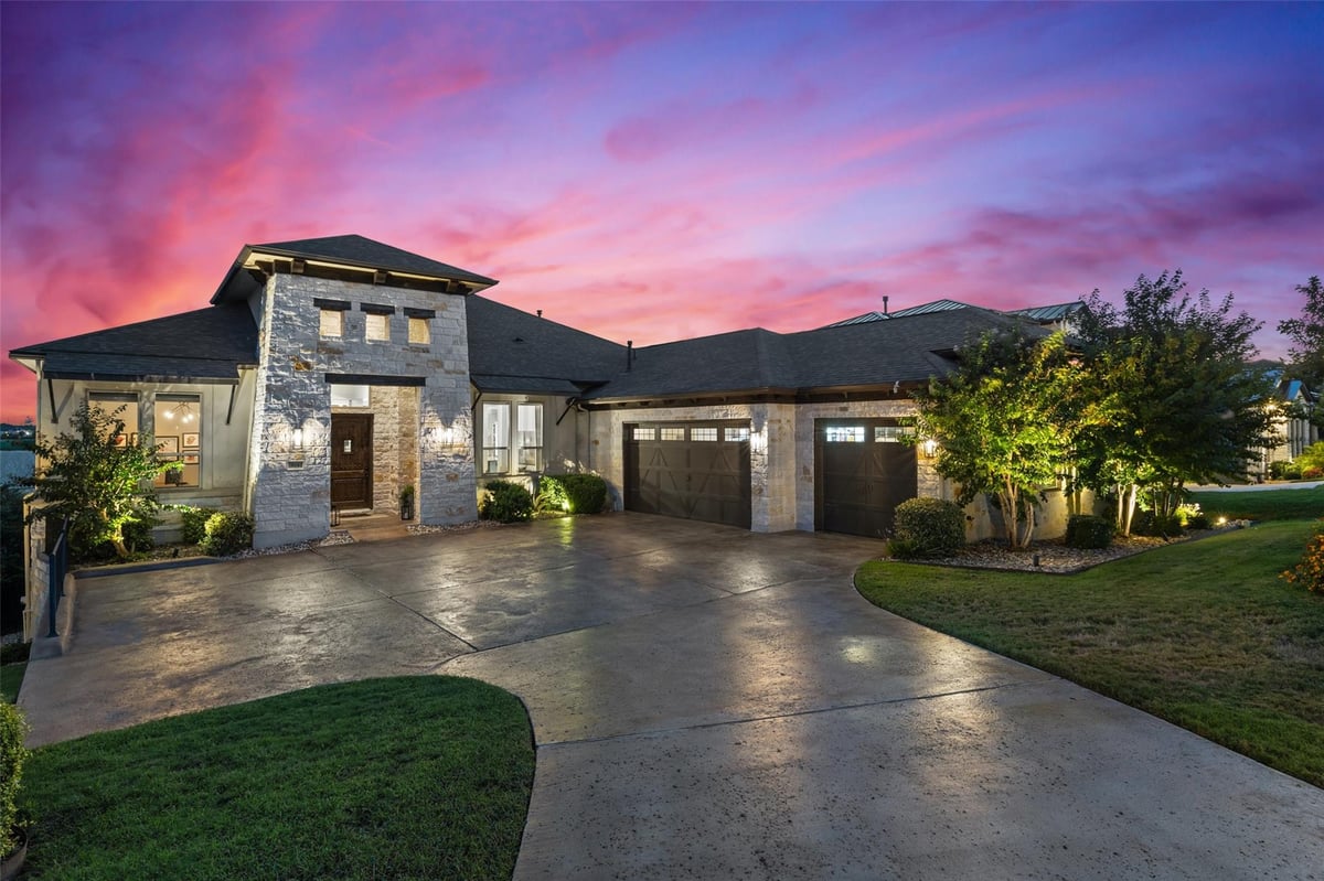 View 814 Serene Estates Dr in Serene Hills Sub Ph 3E 814 Serene Estates Dr - front exterior - Luxury home in Serene Hills Sub Ph 3E, Austin, TX