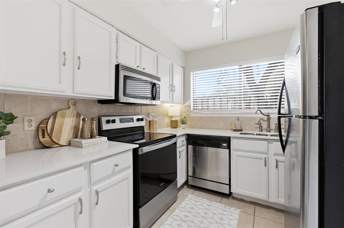 Kitchen at 8142 Ceberry Dr Unit #B - 2 bed 2 bath home