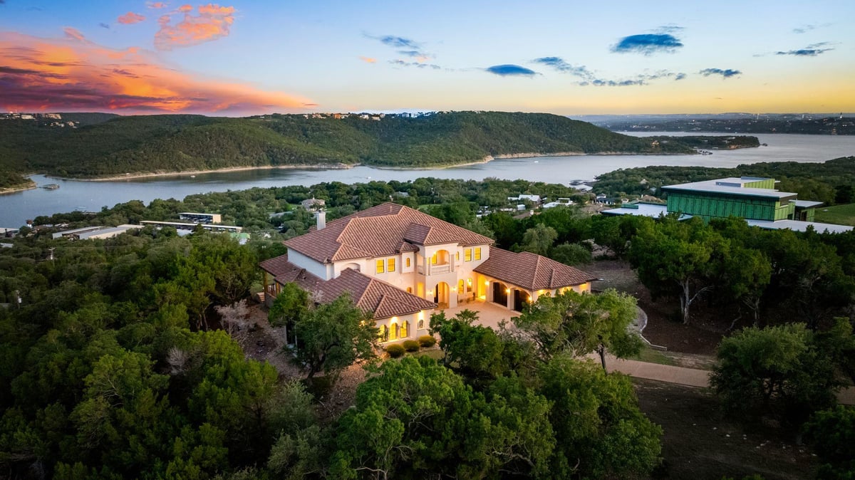 View 8145 Lake Mountain LN in Lake View Estates 8145 Lake Mountain LN - front exterior - Luxury home in Lake View Estates, Leander, TX