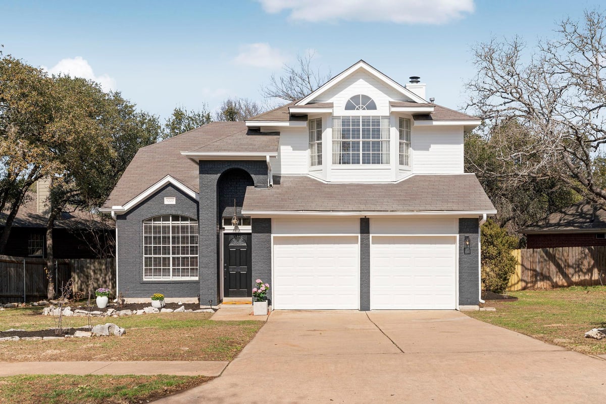View 8200 Nairn DR in Maple Run Sec 09 8200 Nairn DR - front exterior - Luxury home in Maple Run Sec 09, Austin, TX