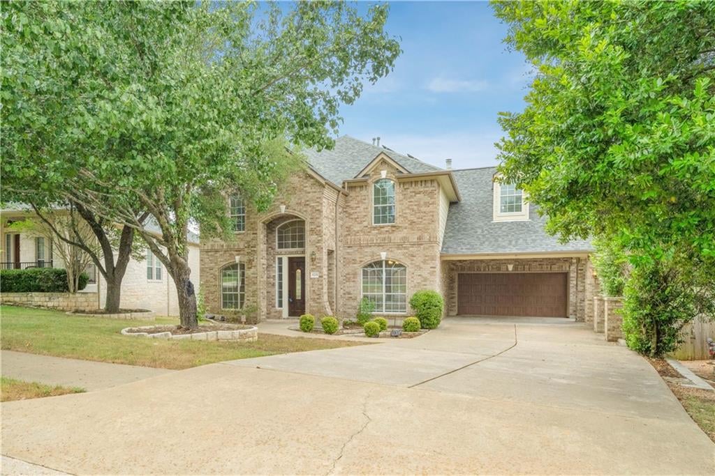 View 8201 Cobblestone in Travis Country West 8201 Cobblestone - front exterior - Luxury home in Travis Country West, Austin, TX