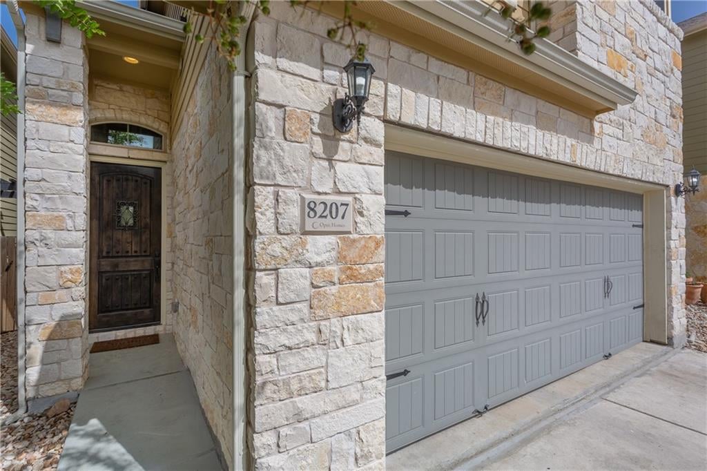 View 8207 Nicola Trl in Enclave At Westgate 8207 Nicola Trl - front exterior - Luxury home in Enclave At Westgate, Austin, TX