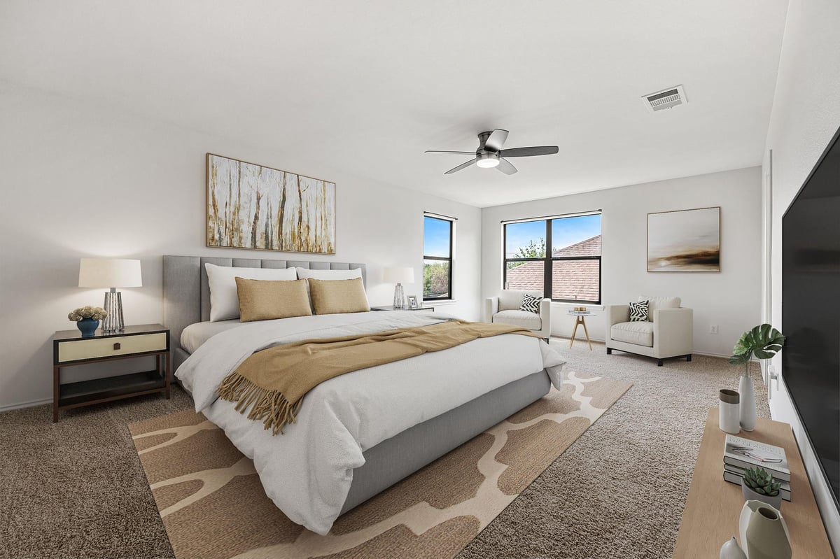 Primary bedroom at 821 Tumbleweed Trl - Village Of Sage Meadows, Temple, TX
