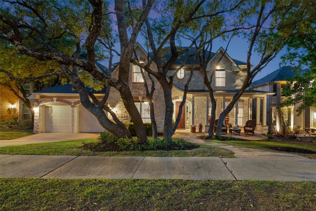 View 8212 Phantom Canyon Dr in Parke Sec 06 8212 Phantom Canyon Dr - front exterior - Luxury home in Parke Sec 06, Austin, TX