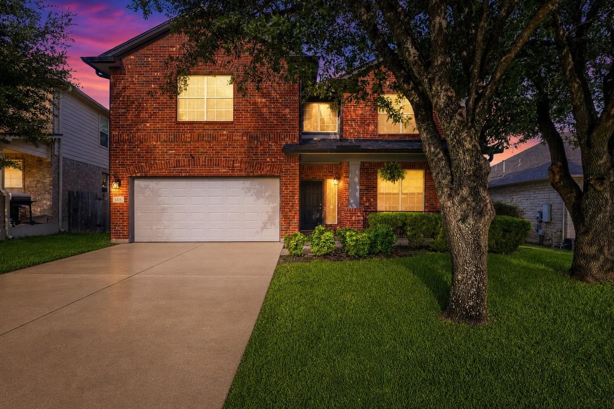 View 8215 Menlo Park PL in Cat Hollow Sec B 8215 Menlo Park PL - front exterior - Luxury home in Cat Hollow Sec B, Round Rock, TX