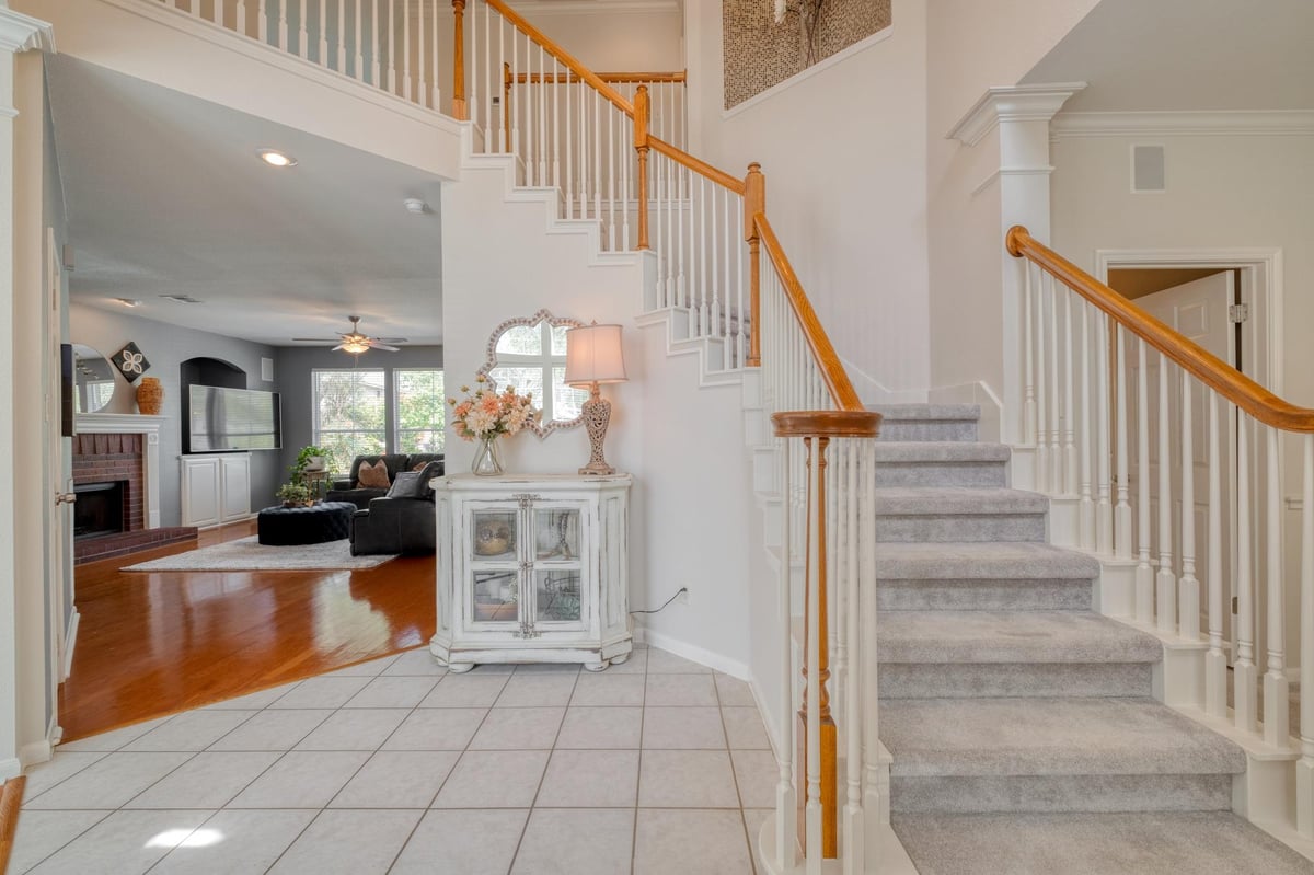 Primary bedroom at 8221 Fern Bluff Ave - 4 bed 2 bath home