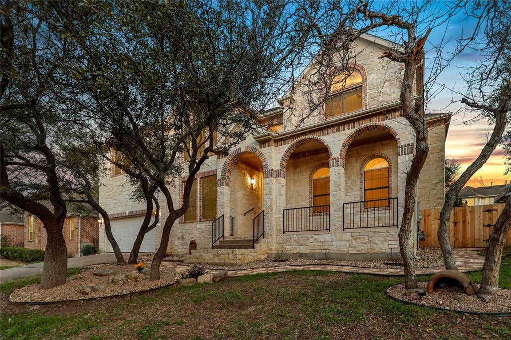View 8221 Phantom Canyon Dr in Parke Sec 06 8221 Phantom Canyon Dr - front exterior - Luxury home in Parke Sec 06, Austin, TX