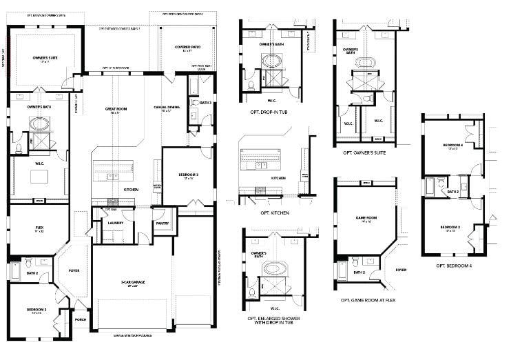 Living area at 829 Old Garden Rd - 4 bed 3 bath home