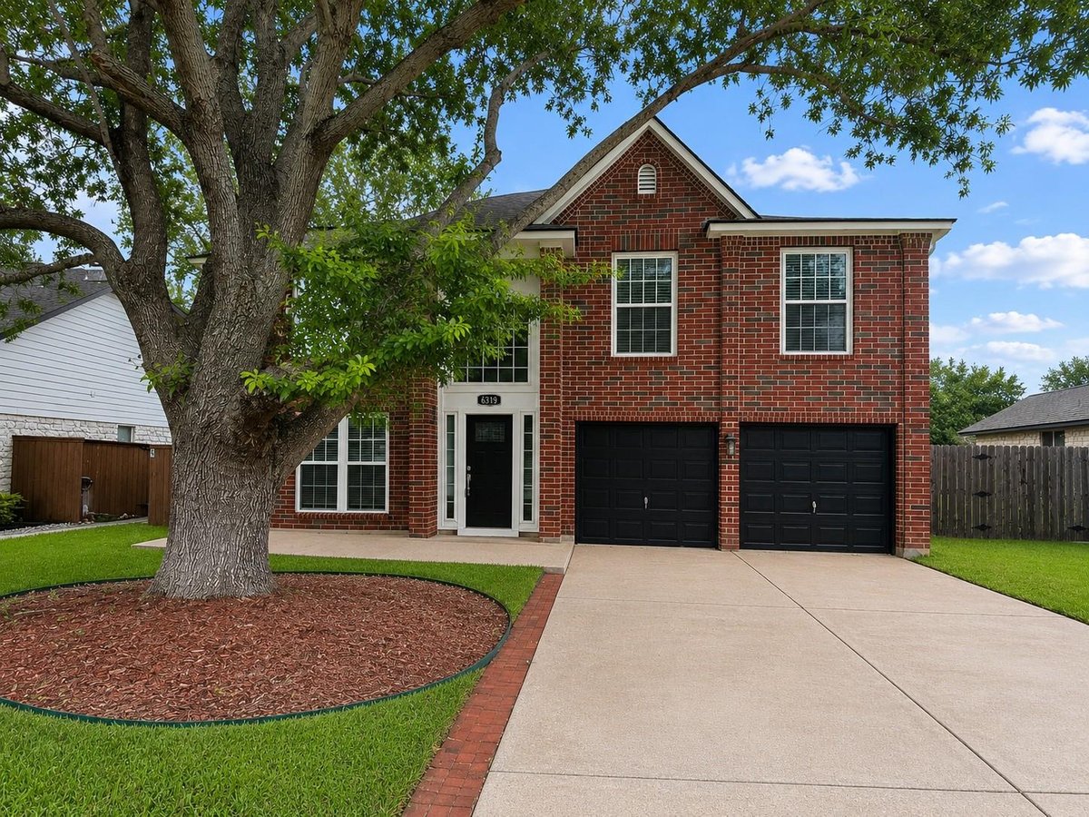 View 8319 Columbia Falls DR in Fern Bluff Sec 02 Amd 8319 Columbia Falls DR - front exterior - Luxury home in Fern Bluff Sec 02 Amd, Round Rock, TX