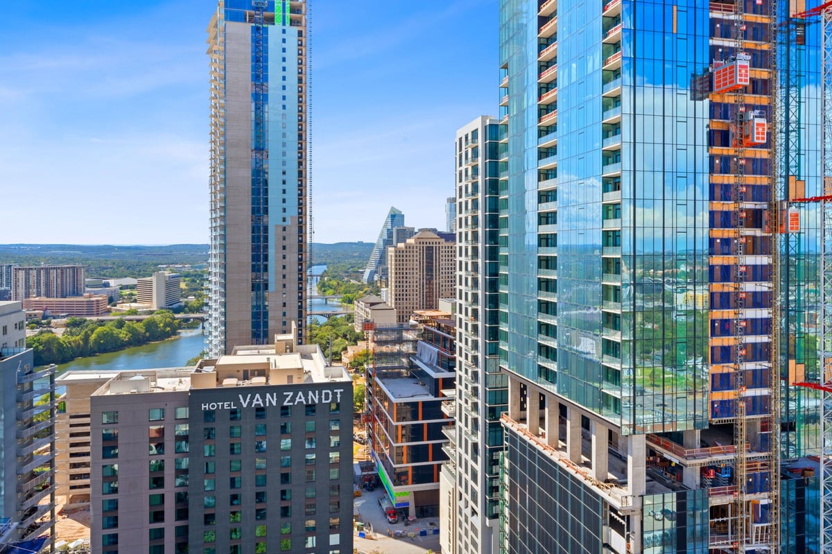 84 East Ave Unit #1610 - front exterior - Luxury home in Rainey District, Austin, TX